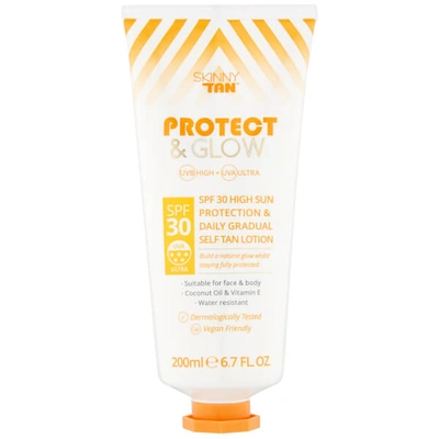 Shop Skinny Tan Protect & Glow Lotion Spf30 200ml