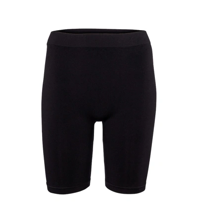 Shop Helmut Lang Stretch-jersey Biker Shorts In Black