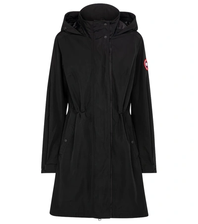 Shop Canada Goose Belcarra Coat In Black