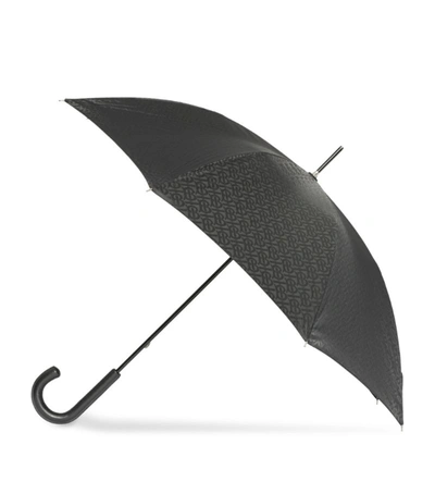 Shop Burberry Monogram-printed Umbrella