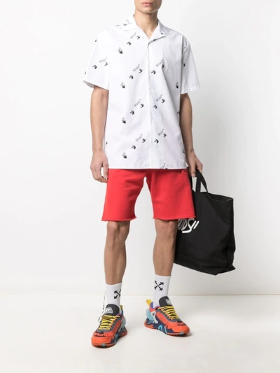 Shop Off-white All-over Logo-print Shirt In White