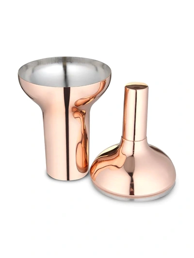 Tom Dixon Copper-plated Plum Cocktail Shaker In Metallic