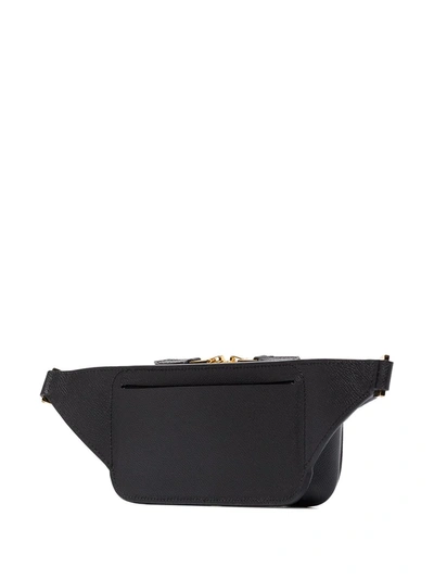 Shop Tom Ford Two-way Zip Belt Bag In Black