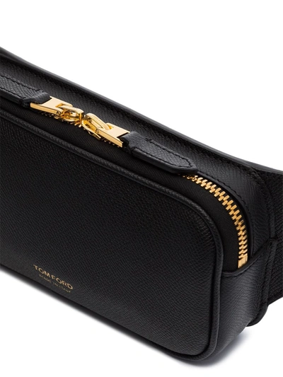 Shop Tom Ford Two-way Zip Belt Bag In Black