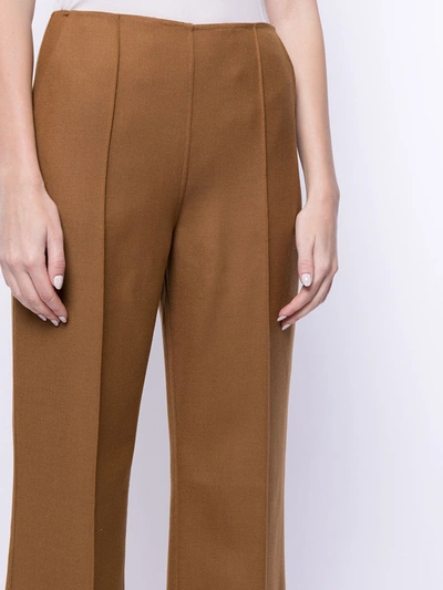 Shop Joseph Talou Wide-leg Trousers In Brown