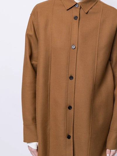 Shop Joseph Judi Buttoned Jacket In Brown