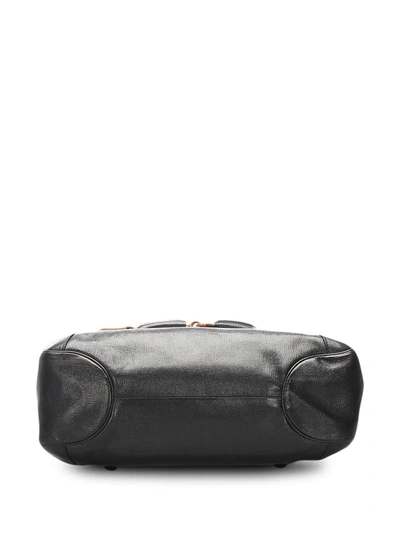 Pre-owned Gucci Large Horsebit Tote Bag In Black