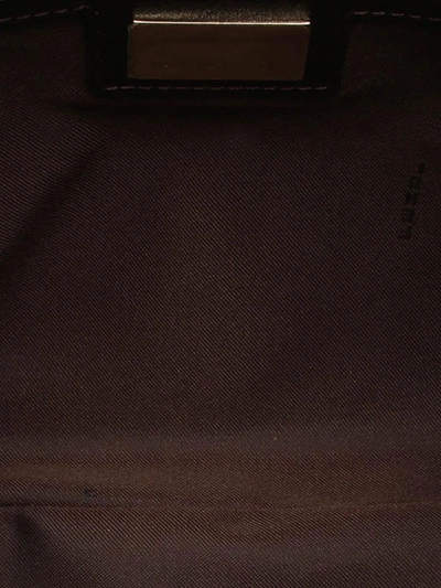 Pre-owned Fendi Gathered Shoulder Bag In Brown