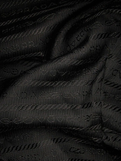 Pre-owned Prada Logo-plaque Shoulder Bag In Black