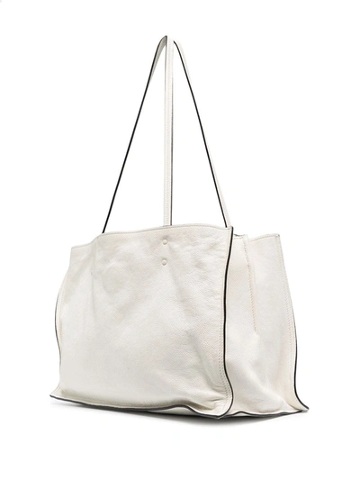 Pre-owned Prada Small Etiquette Shoulder Bag In White