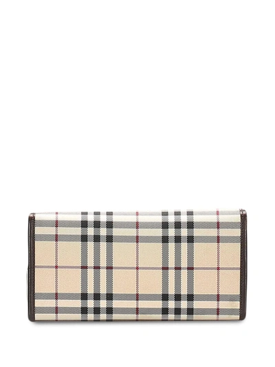 Pre-owned Burberry Vintage Check Tote Bag In Brown
