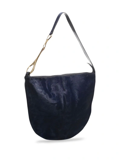 Pre-owned Gucci Horsebit Hobo Bag In Blue