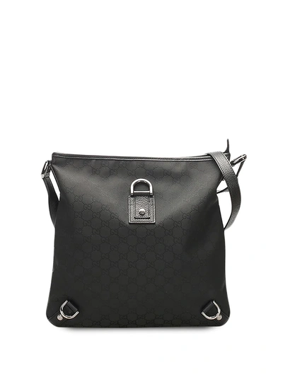 Pre-owned Gucci Abbey Crossbody Bag In Black