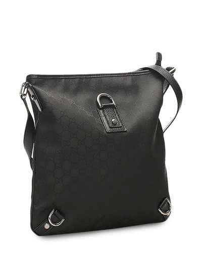 Pre-owned Gucci Abbey Crossbody Bag In Black