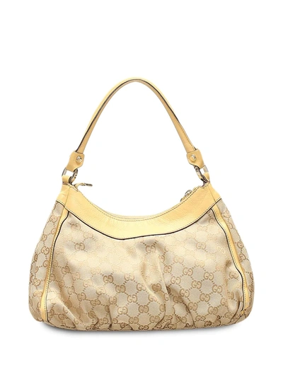 Pre-owned Gucci Abbey Handbag In Brown
