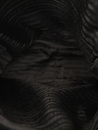 Pre-owned Prada  Tessuto Crossbody Bag In Black