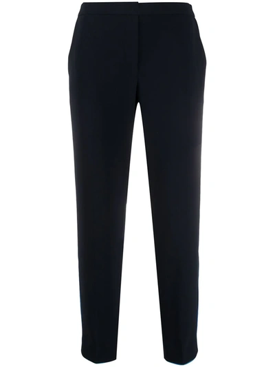 Shop Theory Cropped Suit Trousers In Blue
