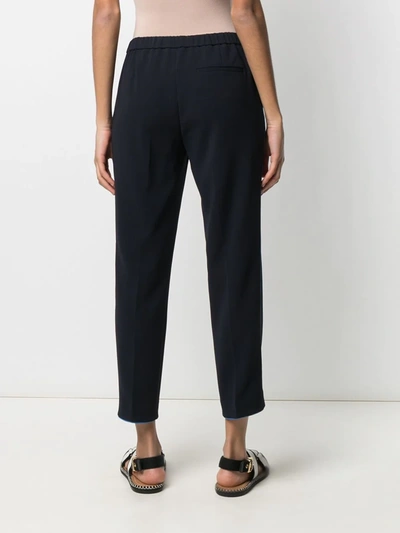 Shop Theory Cropped Suit Trousers In Blue