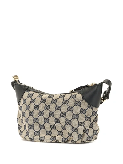 Pre-owned Gucci Gg Pattern Shoulder Bag In Brown