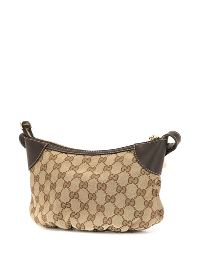 Pre-owned Gucci Gg Monogram Tote Bag In Brown