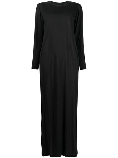 Shop Henrik Vibskov Shift Maxi Dress In Black