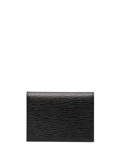 Ferragamo Gancini Bifold Cardholder Wallet In Black
