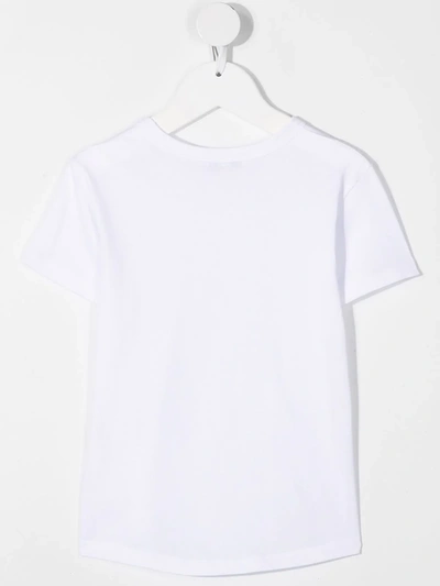 Shop Givenchy Foil Logo-print T-shirt In White