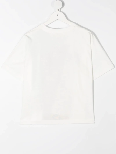 Shop Fendi Monogram-print T-shirt In White