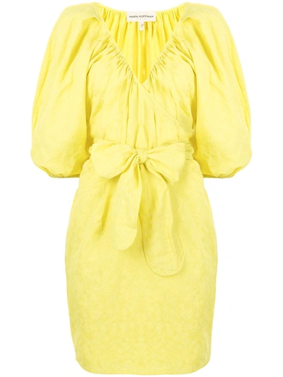 Shop Mara Hoffman Coletta Dress In Yellow