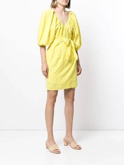 Shop Mara Hoffman Coletta Dress In Yellow