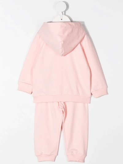 Shop Moschino Teddy Bear Logo Tracksuit In Pink