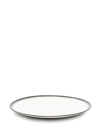 Ann Deumelemeester X Serax Set Of Two Ceramic Plates In White