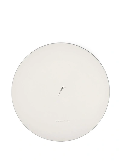 Ann Deumelemeester X Serax Set Of Two Ceramic Plates In White