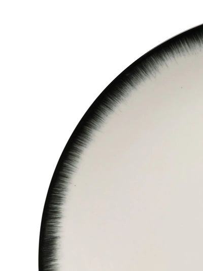 Ann Deumelemeester X Serax Set Of Two Ceramic Plates In White