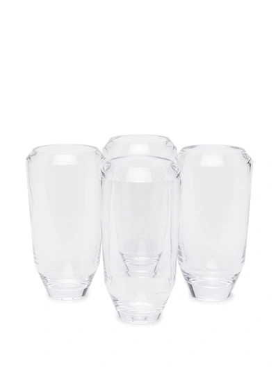 Ann Deumelemeester X Serax Crystal Glass Set Of Tumblers In White