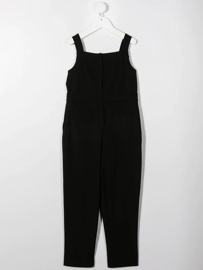Shop Dolce & Gabbana Square-neck Jumpsuit In Black