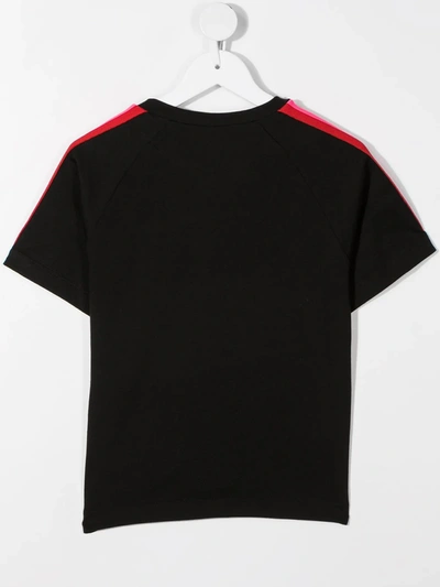 Shop Fendi Logo-appliquéd T-shirt In Black