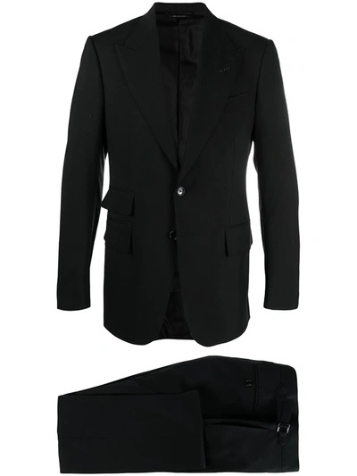 Shop Tom Ford Single-breasted Tailored Suit In Black