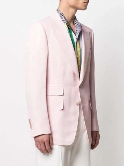Shop Tom Ford Single-breasted Blazer In Pink
