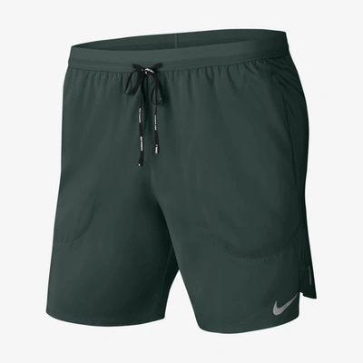 Shop Nike Flex Stride Men's Brief Running Shorts (pro Green)