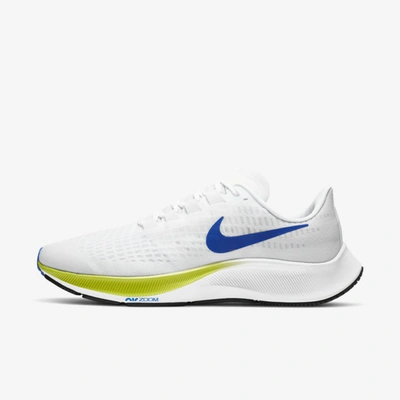 Shop Nike Men's Pegasus 37 Road Running Shoes In White