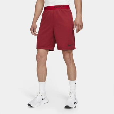 Shop Nike Men's Dri-fit Veneer Training Shorts In Red