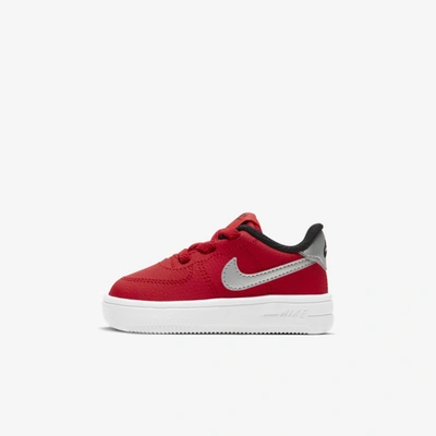 Shop Nike Force 1 '18 Baby/toddler Shoes In Red