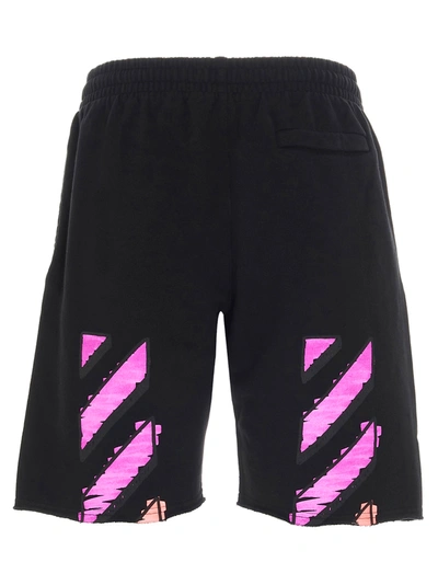 Shop Off-white Marker Shorts In Black