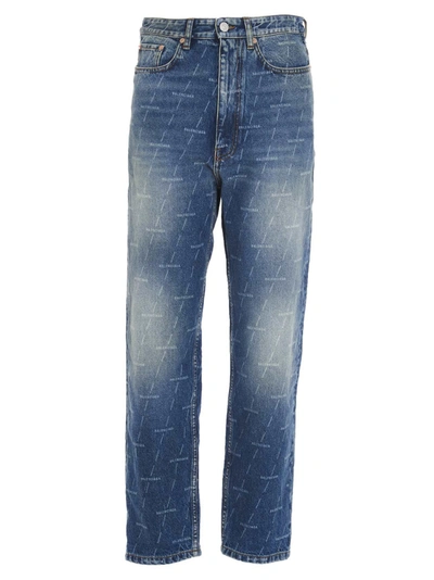 Shop Balenciaga Jeans In Blue