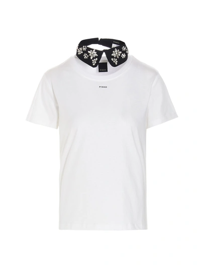 Shop Pinko T-shirt In White
