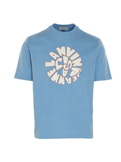 Shop Lanvin T-shirt In Azzurro