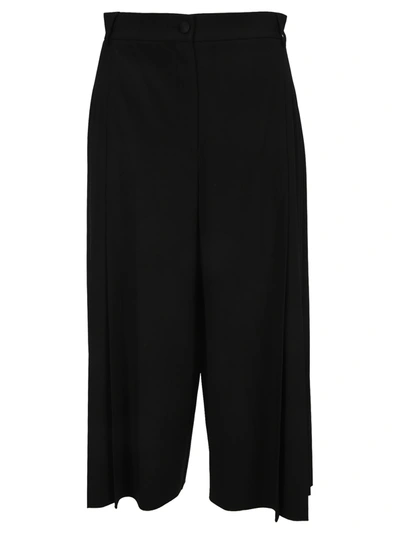 Shop Dolce & Gabbana High-waisted Culottes In Black