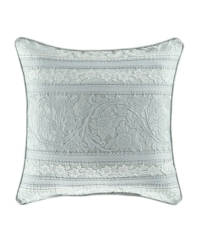 Shop J Queen New York Riverside Square Decorative Throw Pillow, 20" X 20" Bedding In Light, Pastel Green