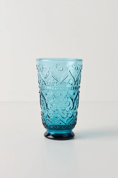 Shop Anthropologie Bombay Tumbler Glasses, Set Of 4 By  In Blue Size S/4tumbler